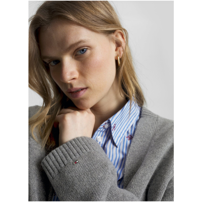 TOMMY HILFIGER Oversized v-nk cardigan